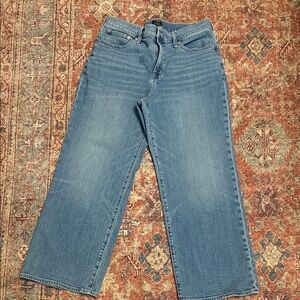 Jcrew full length slim wide leg Women's Jeans